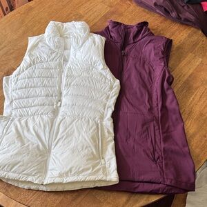 lululemon athletica White and Purple Vests